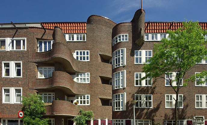 woonhuis in holendrechtstraat in amsterdam van architect margaret staal-kropholler